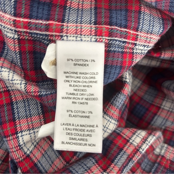 Vineyard Vines Classic Fit Red and White Plaid Shirt - Picture 5 of 5